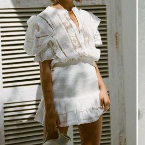 Sabo Skirt White Onnika Dress